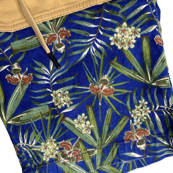 Lot of 2 Pull On Shorts Ezekiel PRNTD 28 Black Blue Stripe Pockets Drawstring - Picture 11 of 12